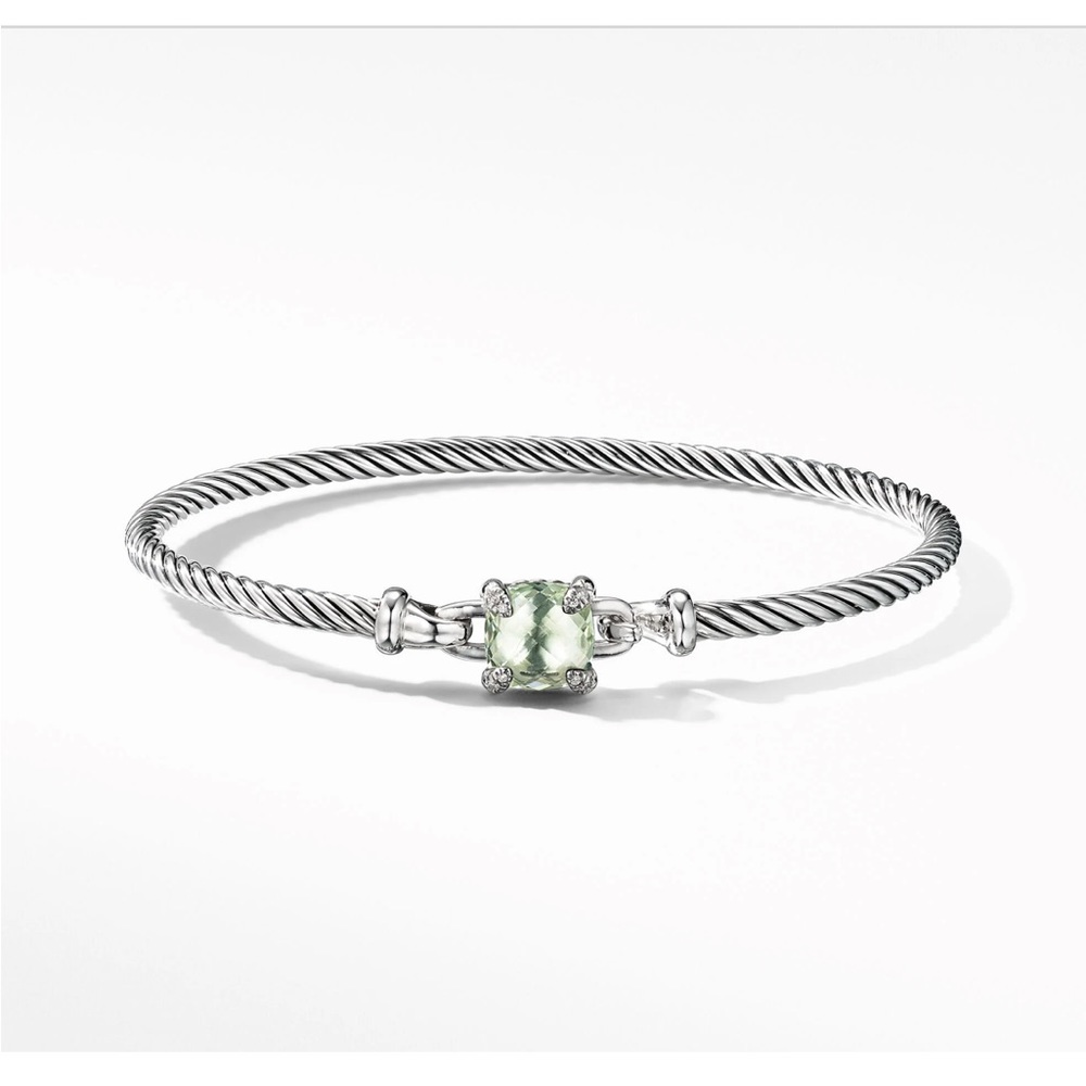 New David Yurman Chatelaine® Bracelet in Sterling Silver with Prasiolite